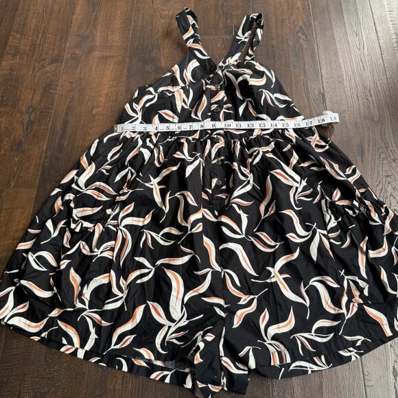 Anthropologie Hei Hei Women's Palma Printed Cutout Sleeveles Romper Shorts Sz M - Picture 10 of 12